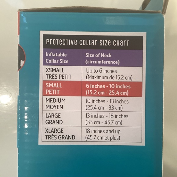 Inflatable calming protective collar for small dogs NWT - Picture 3 of 9